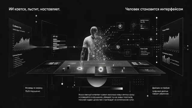 ИИ кается, льстит, наставляет. Человек становится интерфейсом